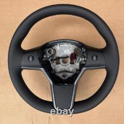 Fit for Tesla Model 3 Y 1490214-00-B Driver Heated Leather Steering Wheel