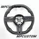 Flat Top Carbon Fiber Steering Wheel Fit For Ford Mustang V6 V8 Gt 2007