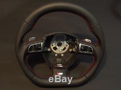 Flat bottom AUDI A3 S3 A4 A5 S4 S5 A6 S6 SEAT steering wheel S- line AT