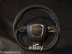 Flat bottom steering wheel paddle shifters AUDI A3 A4 A5 S4 S5 A6 S6 SEAT S-line