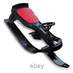 Flexible Flyer PT Blaster Plastic Steering Snow Ski Sled with Brakes and Seat