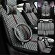 Fly5d Luxury Car Seat Cover Pu Leather Auto Suv Front Rear Black Fashion Cushion