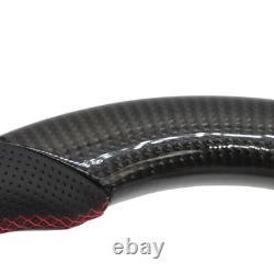 For 2008-2013 Infiniti G37 G-37 Sedan Steering Wheel Real Carbon Fiber