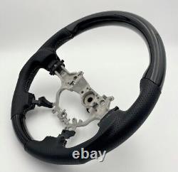 For 2012-2014 Toyota Camry Hybrid 4-Spoke Piano Black Sports Steering wheel