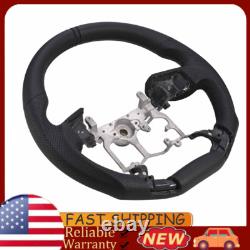 For 2014-2021 Toyota Tundra Customized Steering Wheel Replacement Black Leather