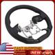 For 2014-2021 Toyota Tundra Customized Steering Wheel Replacement Black Leather