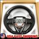 For 2022-2024 Toyota Camry Black Leather Black Carbon Fiber Steering Wheel