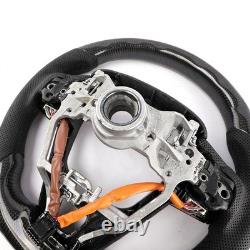 For 2022-2024 Toyota Camry Black Leather Black Carbon Fiber Steering Wheel For 2022-2024 Toyota Camry Black Leather Black Carbon Fiber Steering Wheel