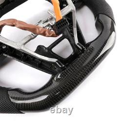 For 2022-2024 Toyota Camry Black Leather Black Carbon Fiber Steering Wheel