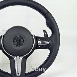 For BMW 5/6/7 Series F10 F07 F01 F06 F12 F91 F92 M5 Full Leather Steering Wheel
