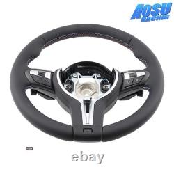 For BMW E70 X5 X5M E71 E72 X6 X6M E90 E91 E92 E84 Round Leather M Steering Wheel