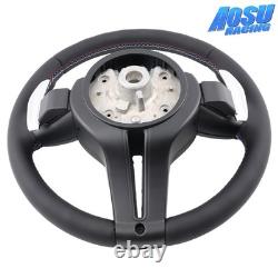 For BMW E70 X5 X5M E71 E72 X6 X6M E90 E91 E92 E84 Round Leather M Steering Wheel