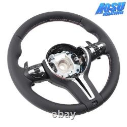 For BMW E70 X5 X5M E71 E72 X6 X6M E90 E91 E92 E84 Round Leather M Steering Wheel