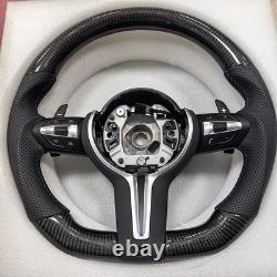 For BMW F10 F11 F18 F90 F01 F12 M5 M6 M7 5-7 Series Carbon Fiber Steering Wheel