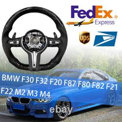 For BMW F10 F11 F18 F90 F01 F12 M5 M6 M7 5-7 Series Carbon Fiber Steering Wheel