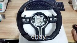 For BMW F10 F11 F18 F90 F01 F12 M5 M6 M7 5-7 Series Carbon Fiber Steering Wheel