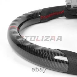 For Chevrolet Corvette C6 Real Carbon Fiber Steering Wheel Z06 ZR1 2006-2011