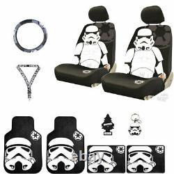 For Chevrolet Star Wars Stormtrooper Car Seat Covers Floor Mat Steering Wheel