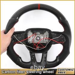 For? Dodge Challenger/Durango SRT 201524 Carbon Fiber Steering Wheel with Heated