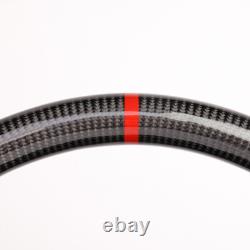 For Ford F150 Real Carbon Fiber Sport Steering Wheel 2015-2020 Manual No Heated