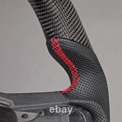 For Ford F150 Real Carbon Fiber Sport Steering Wheel 2015-2020 Manual No Heated