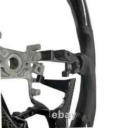 For Honda Accord 18-22 10th Customized Carbon Fiber Steering Wheel Black Leather
