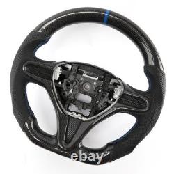 For Honda Fit GE8 2009-2014 Custom Real Carbon Fiber Steering Wheel Sport Mod