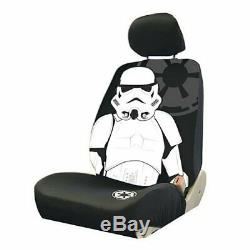 For Honda Star Wars Stormtrooper Car Seat Covers Floor Mat Steering Wheel Set