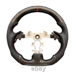For Infiniti G37 G-37 Sedan Steering Wheel Real Carbon Fiber 2008-2013