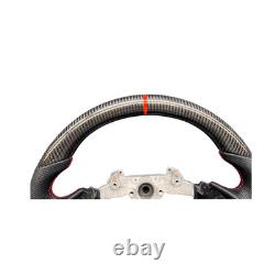 For Infiniti G37 G-37 Sedan Steering Wheel Real Carbon Fiber 2008-2013
