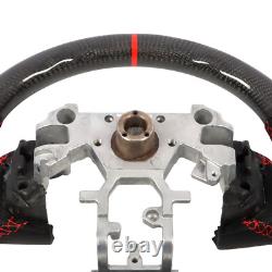 For Infiniti Q50 2013 2014 2015 2016 2017 2018 Real Carbon Fiber Steering Wheel