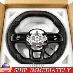 For Jeep Wrangler JL/JT Carbon Fiber Steering Wheel 18-27 with Heated