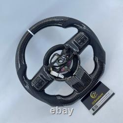 For Jeep Wrangler Patriot Compass 2011-2017 Real Carbon Fiber Steering Wheel