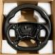 For Mercedes-benz 2002 2003 2004 2005 Black Leather Carbon Fiber Steering Wheel