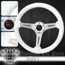 For Nissan 345mm Black Wood Grain Aluminum Center Smooth Finish Steering Wheel
