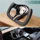 For Tesla Model 3/y 2017-2023 Yoke Steering Wheel Square With Heated Nappa Leather