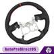 For Toyota 14-21 Tundra 12-23 Tacoma Leather Steering Wheel High Quality Black