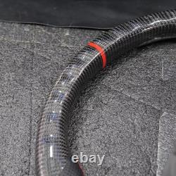 For Toyota FJ Cruiser 07-14 Real Carbon Fiber Perforated Leather Steering Wheel