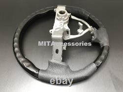 For Toyota FJ Cruiser 2006-2017 Black Piano genuine leather steering wheel-SPORT