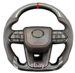 For Toyota Lexus Steering Wheel Carbon&Leather Suitable For most Toyota models