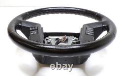 Ford 09-14 F-150 Leather Steering Wheel F150 Ebony Black Cruise Media