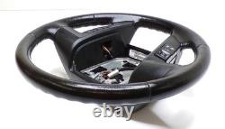 Ford 09-14 F-150 Leather Steering Wheel F150 Ebony Black Cruise Media