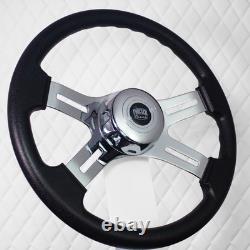 Forever Sharp 16 Steering Wheel Big Rig Black Kenworth & Peterbilt 2014+ T03