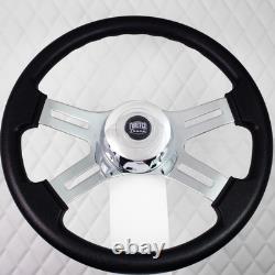 Forever Sharp 16 Steering Wheel Big Rig Black Kenworth & Peterbilt 2014+ T03