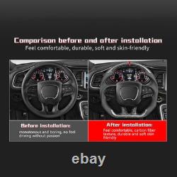 Forged Carbon Fiber Steering Wheel For Dodge Charger Durango Hellcat 2015-2025