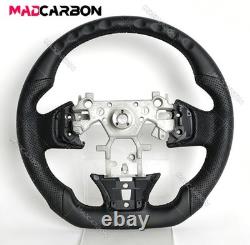 Full Black Leather Sport Steering Wheel for Infinit Q50 2013-2018 NO HEATED