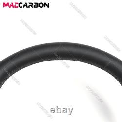 Full Black Leather Sport Steering Wheel for Infinit Q50 2013-2018 NO HEATED
