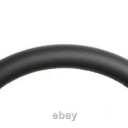 Full Black Leather Steering Wheel for Tesla Model X Model S 2021-2025 withHeated