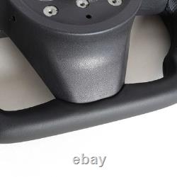 Full Black Leather Steering Wheel for Tesla Model X Model S 2021-2025 withHeated