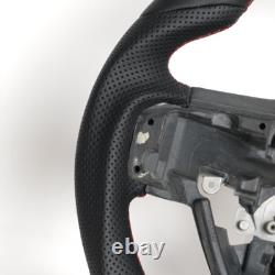 Full Leather Heated Steering Wheel for Ford F150 Raptor 15-20 with Paddle Cutout